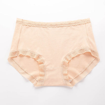 Plus Size Simple High Waist Cotton Panty(3 Packs)