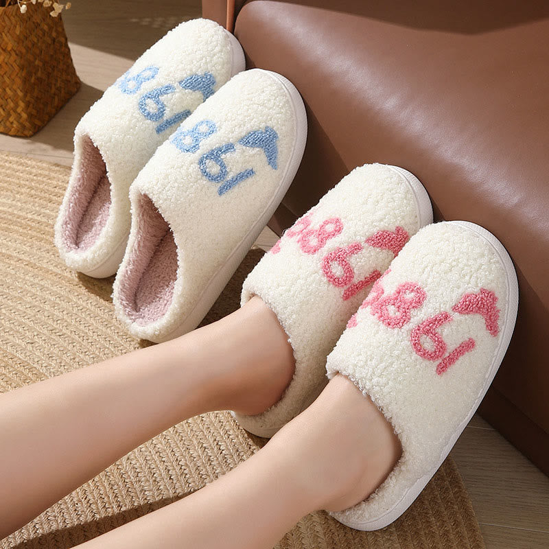 Plus Size Number Slippers - image 1