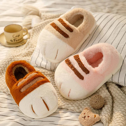 Plus Size Funny Animal Paw Novelty Slippers - image 8