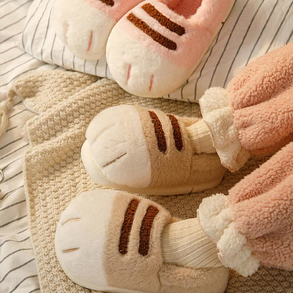Plus Size Funny Animal Paw Novelty Slippers - image 1