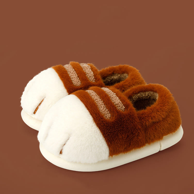 Plus Size Funny Animal Paw Novelty Slippers - Brown - EU43-44(US9-10) - image 8