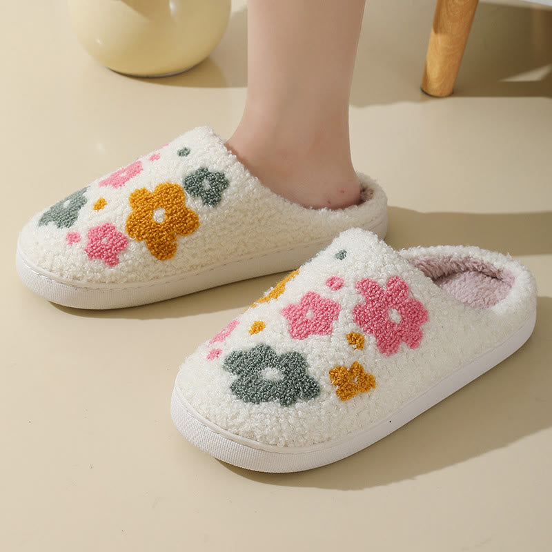 Plus Size Adorable vibrant blooms Slippers - image 2