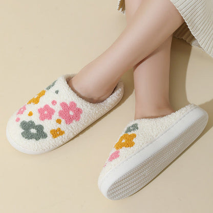 Plus Size Adorable vibrant blooms Slippers - image 1