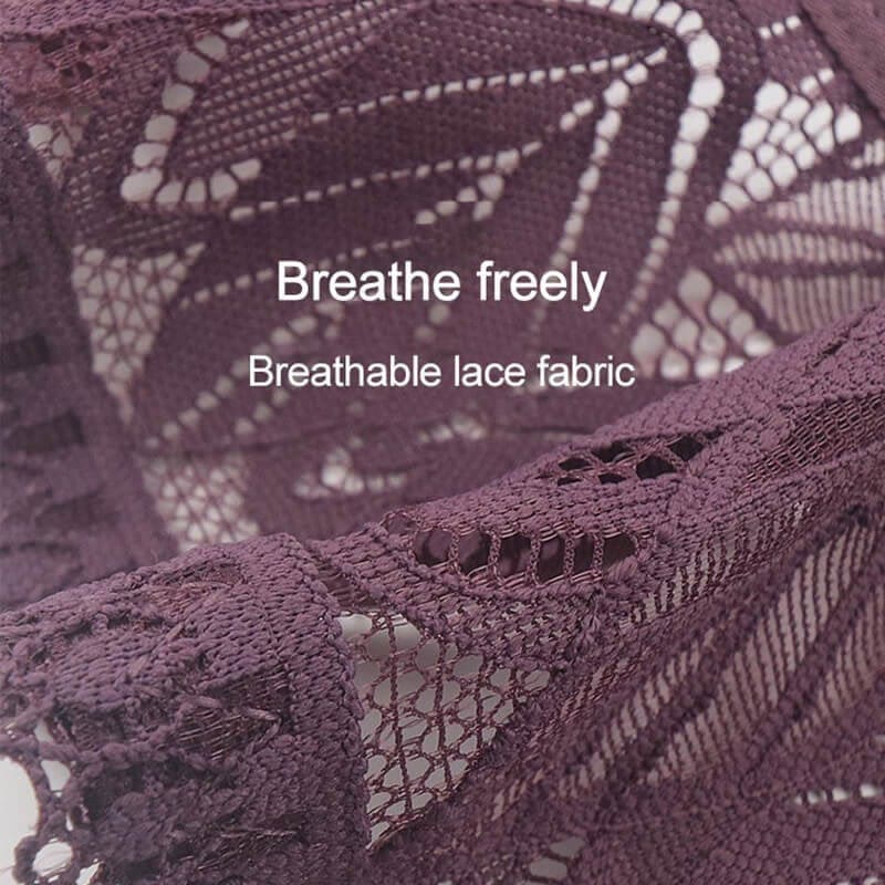 Front Closure Zipper Lift Wireless Bra - image 3