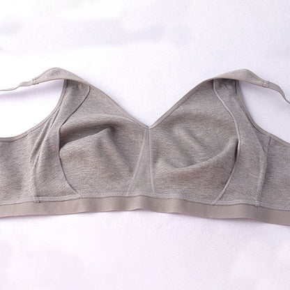 Seamless Cotton Wireless Bra - image 7