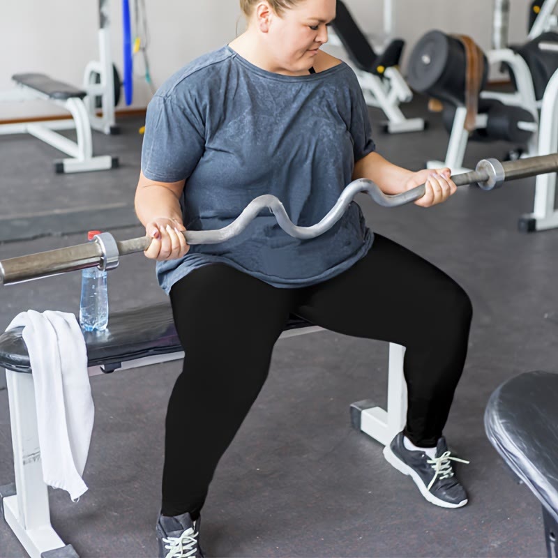 Plus Size Medical Toeless Compression Tights(15-20mmHg) - image 7