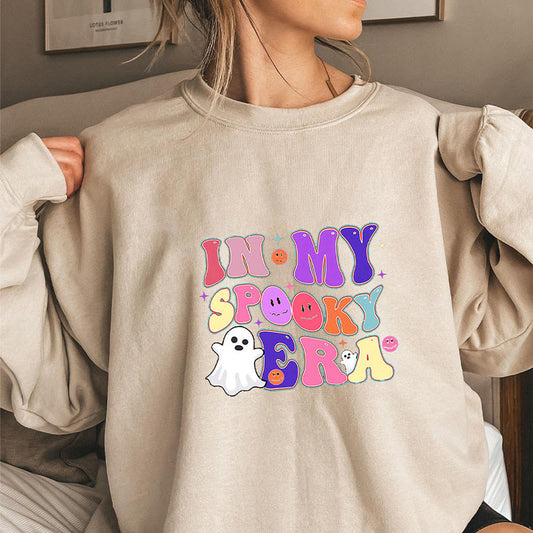 Plus Size Ghost Sweatshirt - Khaki - 3XL - image 0