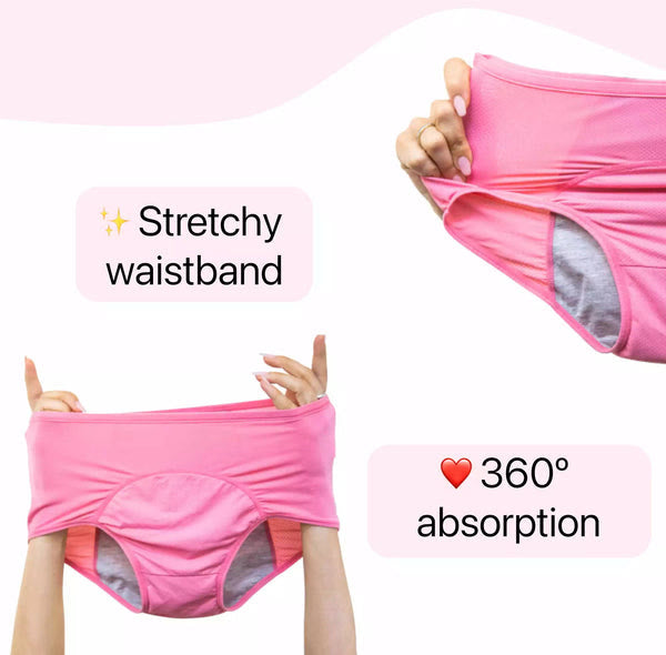 Period Leak Protection Panty(5 Pairs) - image 3