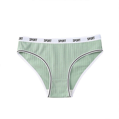 Plus Size Mid-Rise Cotton Breathable Panty(3 Packs)