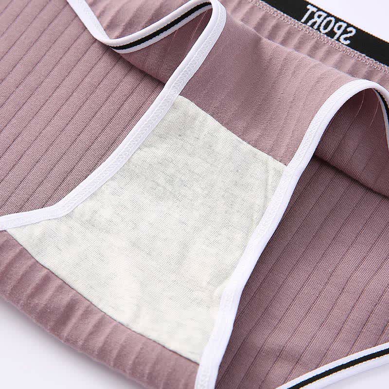 Plus Size Mid-Rise Cotton Breathable Panty(3 Packs)