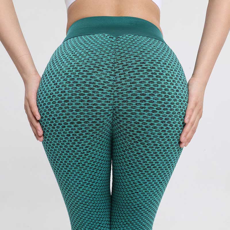 High Waist Honeycomb Yoga Fitness Legging - image 6