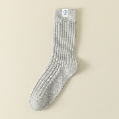 French Casual Quarter Socks(5 Pairs) - Light Gray - EU43-48(US9-13) - image 8