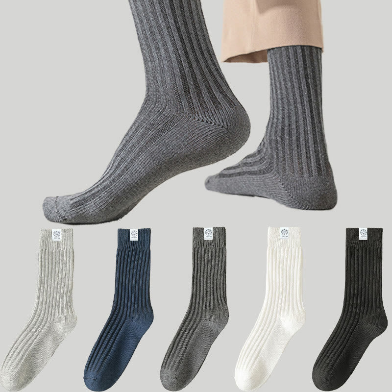 Plus Size French Casual Quarter Socks(5 Pairs) - Multicolor - EU43-48(US9-13) - image 12