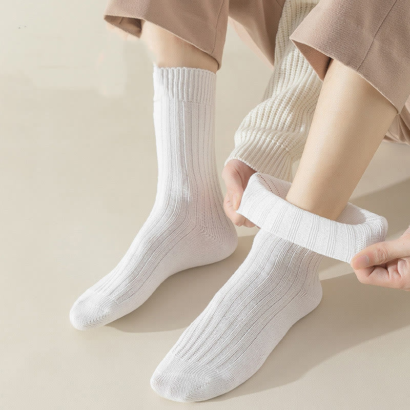 Plus Size French Casual Quarter Socks(5 Pairs) - image 1