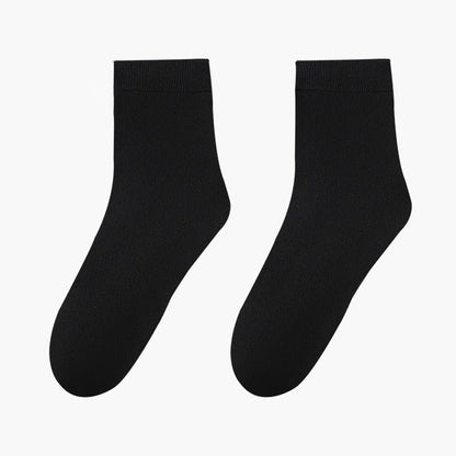 Skin Friendly Breathable Quarter Socks(8 Pairs) - Black - EU42-48(US8.5-13) - image 11
