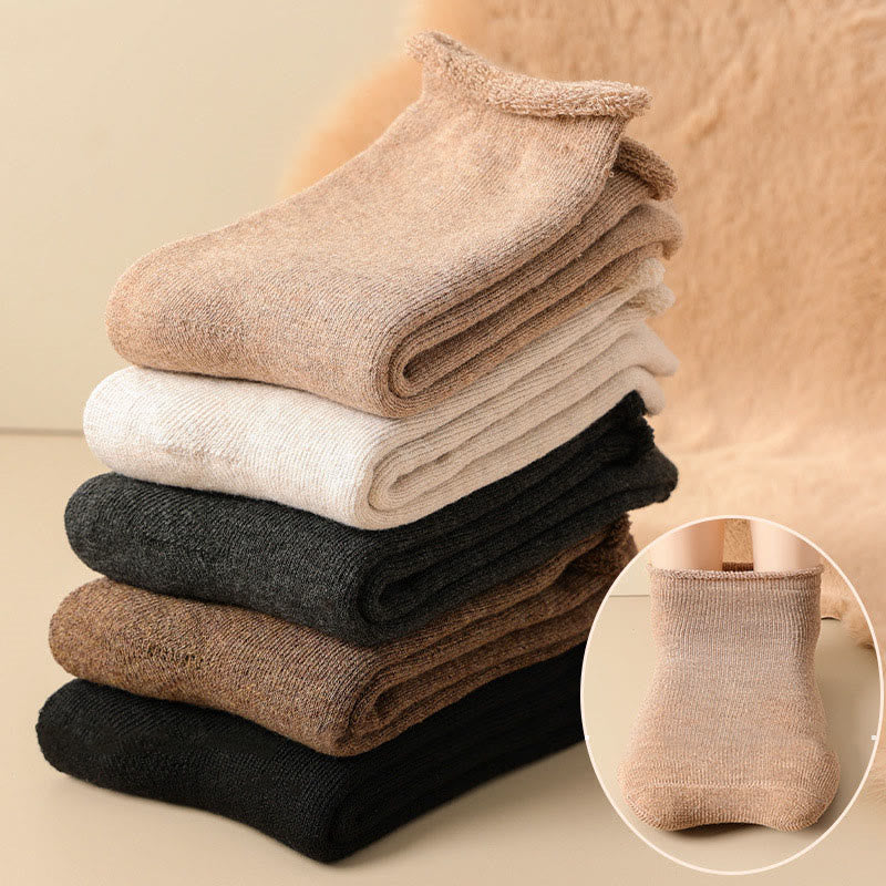 Simple Suit Quarter Socks(5 Pairs) - Multicolor A - EU37-41(US4-7.5) - image 4