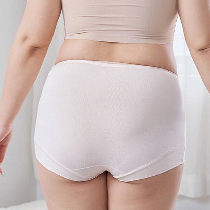 Plus Size Casual High Waist Panty(2 Packs)