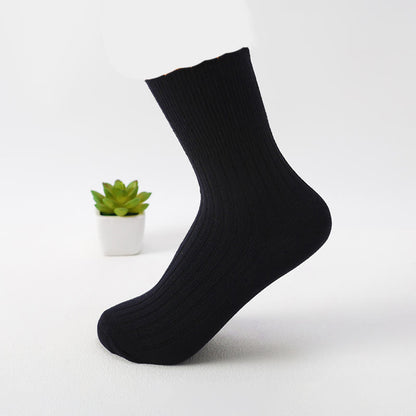 Cotton Soft Quarter Socks(8 Pairs) - Black - EU37-40(US4-7) - image 5
