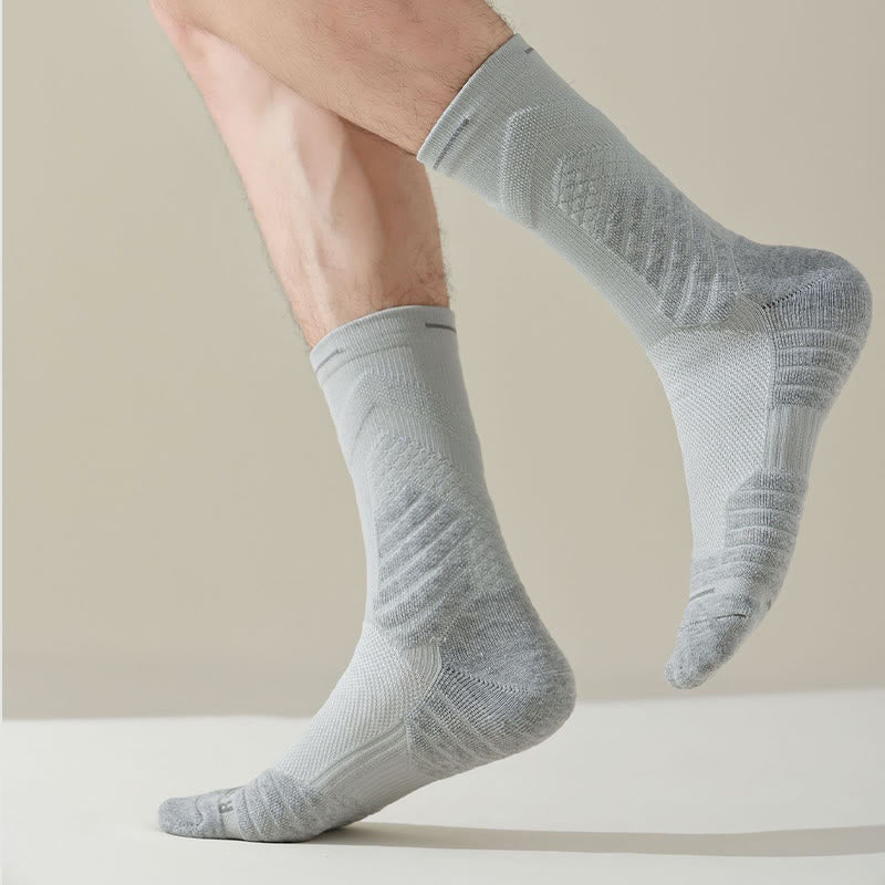 Plus Size Anti Friction Quarter Compression Socks(6 Pairs) - image 10