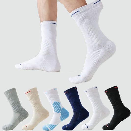 Anti Friction Quarter Compression Socks(6 Pairs) - Multicolor - EU40-44(US7-10) - image 0
