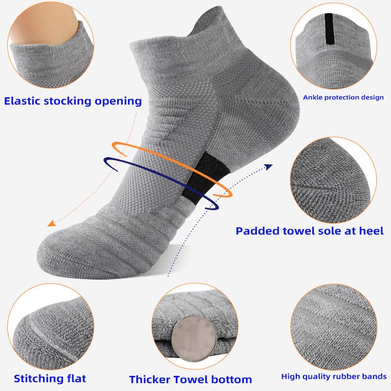 Thicker Towel Ankle Compression Socks(6 Pairs) - image 4