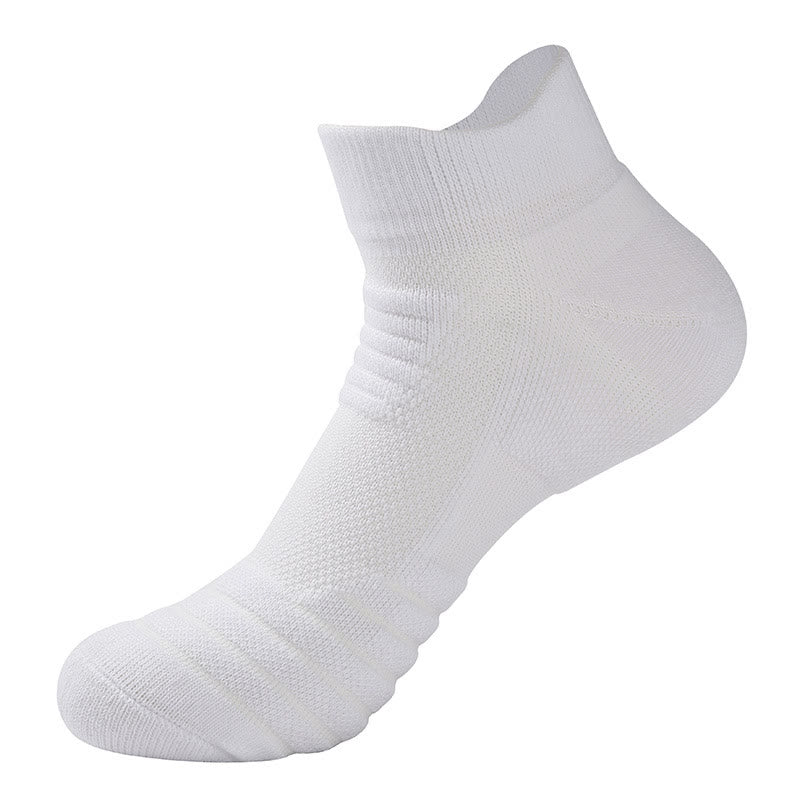 Thicker Towel Ankle Compression Socks(6 Pairs) - White - EU39-45(US6-11) - image 7