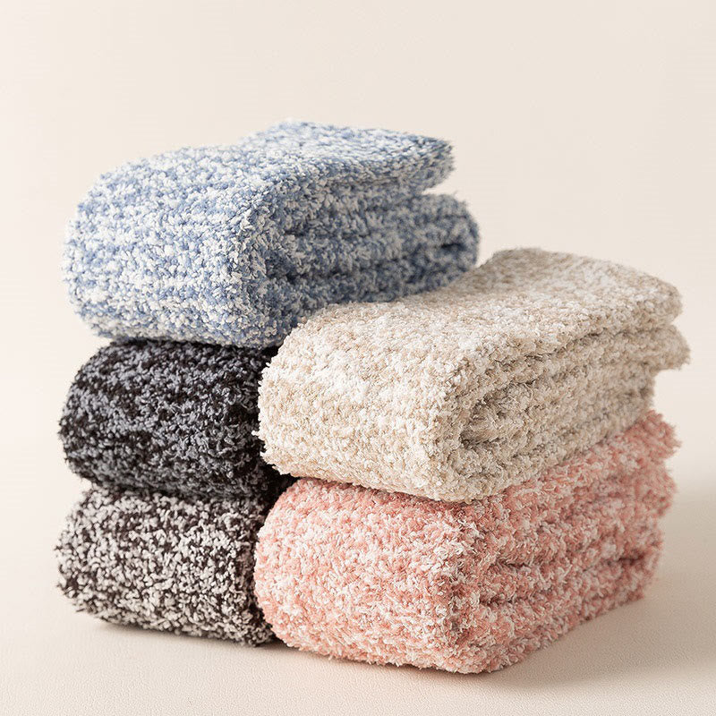 Plus Size Thickening Knee High Socks(3 Pairs) - image 6