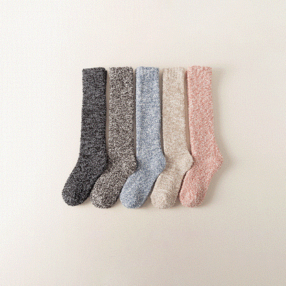 Plus Size Thickening Knee High Socks(3 Pairs) - image 7