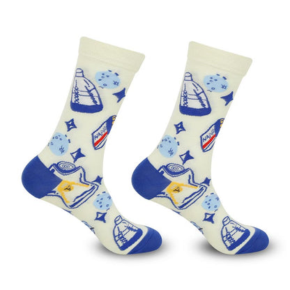 Funny Patterns Quarter Socks(5 Pairs) - image 9