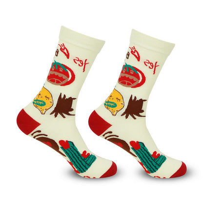 Funny Patterns Quarter Socks(5 Pairs) - image 5