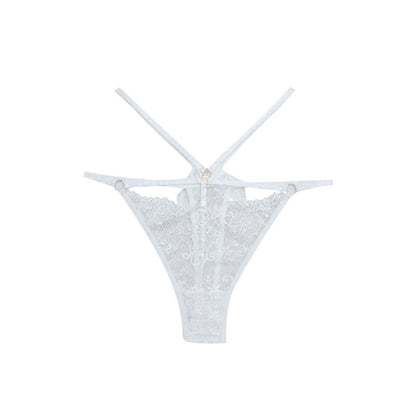Sexy Hollow Low-Rise Lace Bowknot Thong(3 Packs)