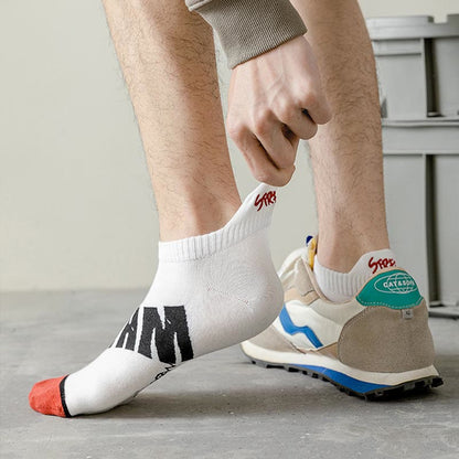 Letter Ankle Socks(5 Pairs) - image 5