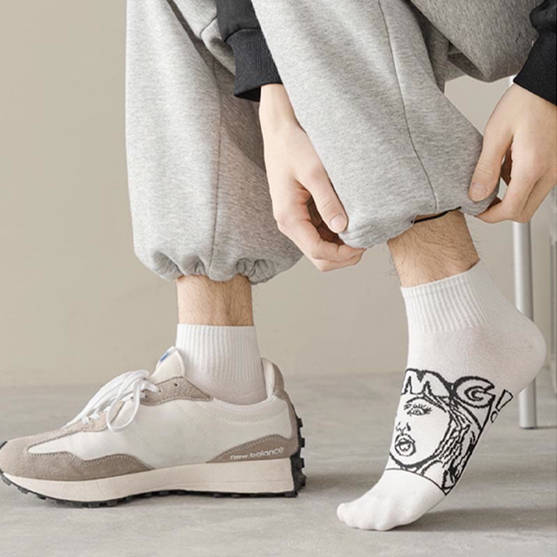 Trendy Funny Ankle Socks(5 Pairs) - image 8