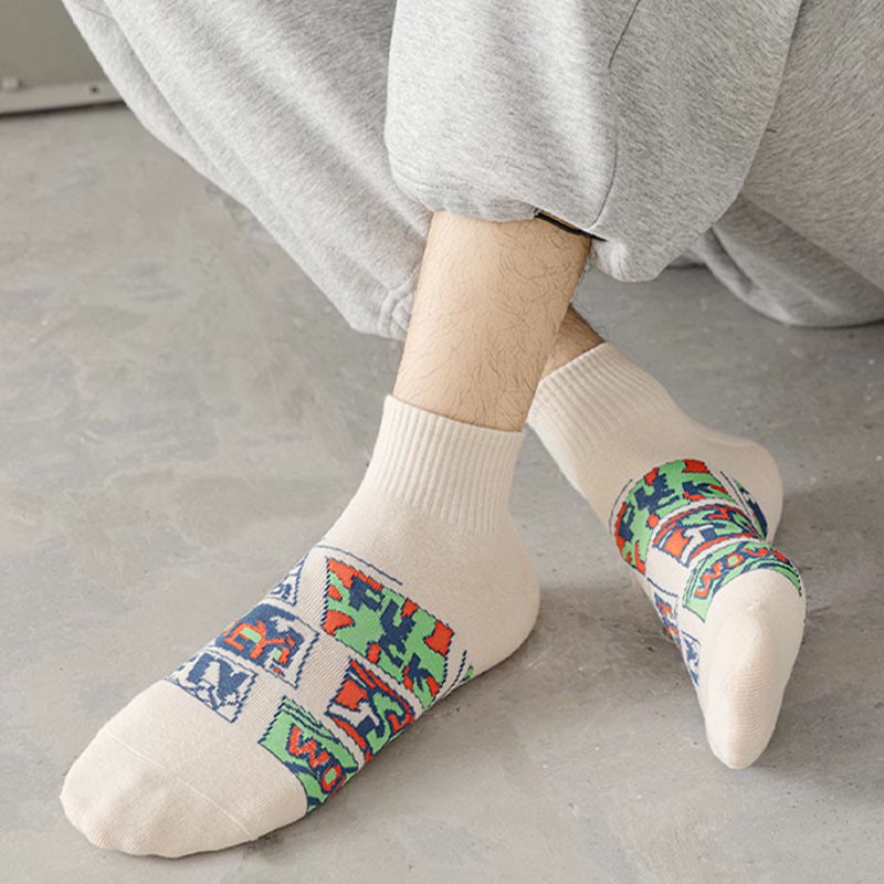 Trendy Funny Ankle Socks(5 Pairs) - image 5
