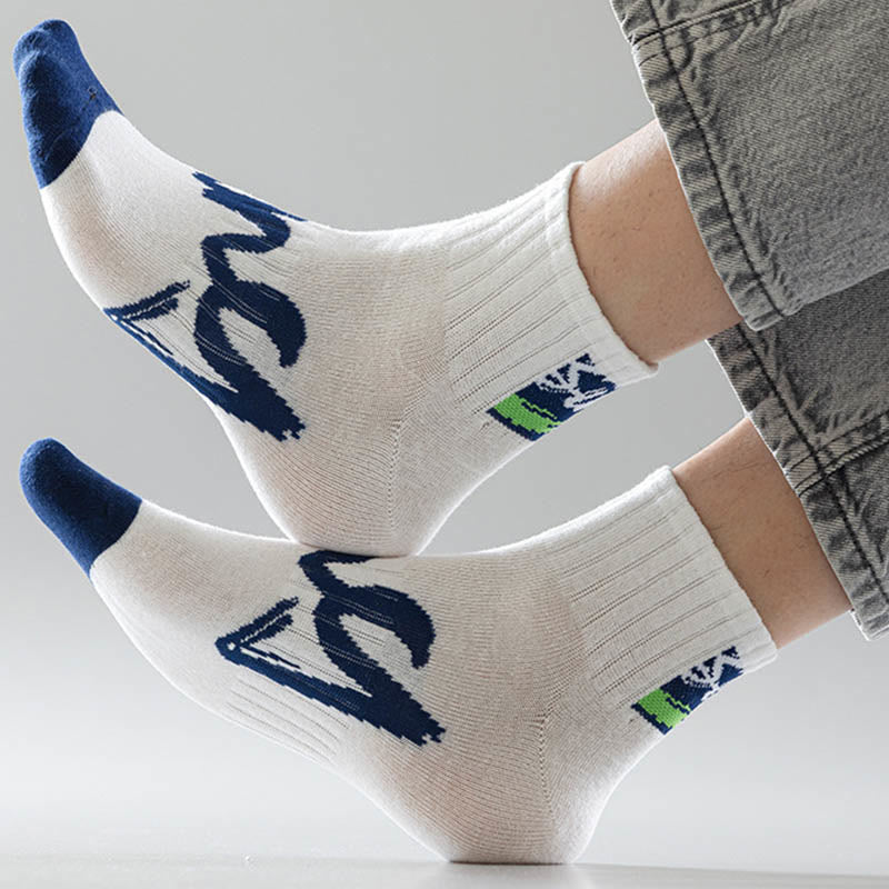 Alphanumeric Ankle Socks(5 Pairs) - image 2