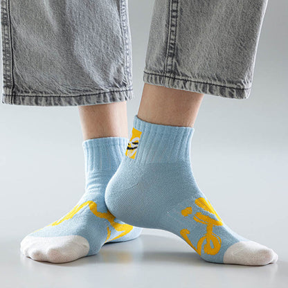 Alphanumeric Ankle Socks(5 Pairs) - image 7