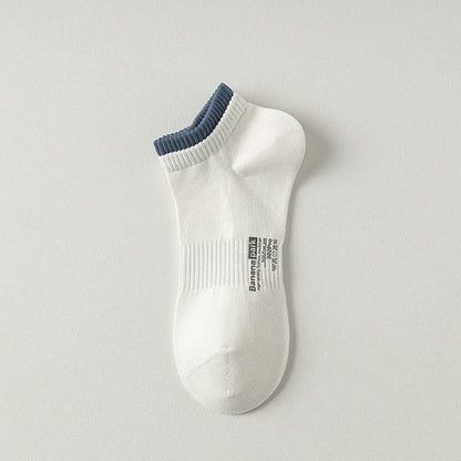 Double Layer Cuff Ankle Socks(7 Pairs) - White - EU37-45(US4-11) - image 11
