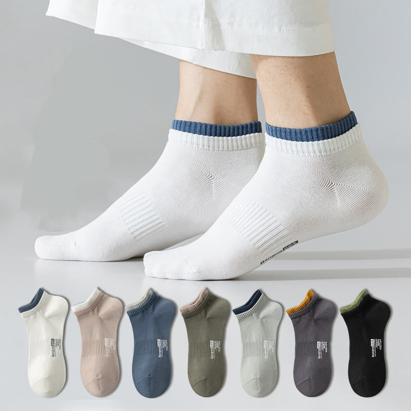 Double Layer Cuff Ankle Socks(7 Pairs) - image 7