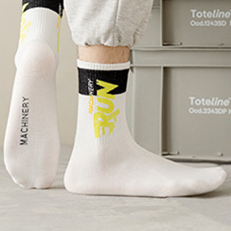 Run Letter Quarter Socks(7 Pairs) - image 6