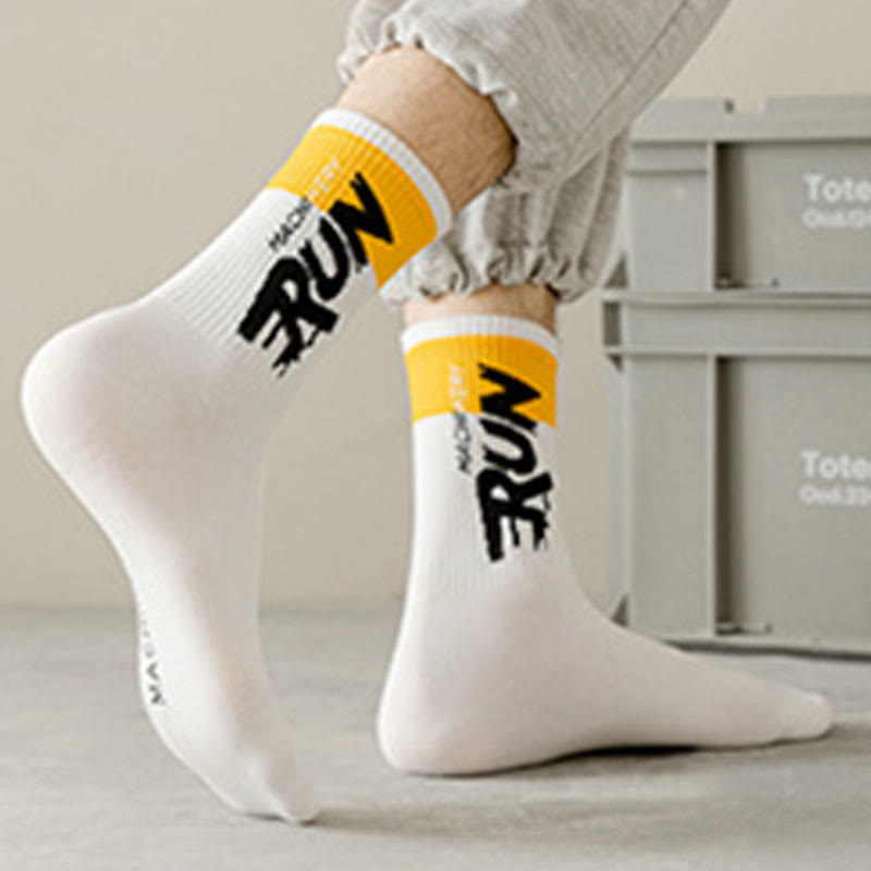 Run Letter Quarter Socks(7 Pairs) - image 5