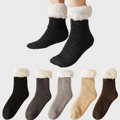 Plus Size Extra Thick Slipper Socks(3 Pairs) - image 0