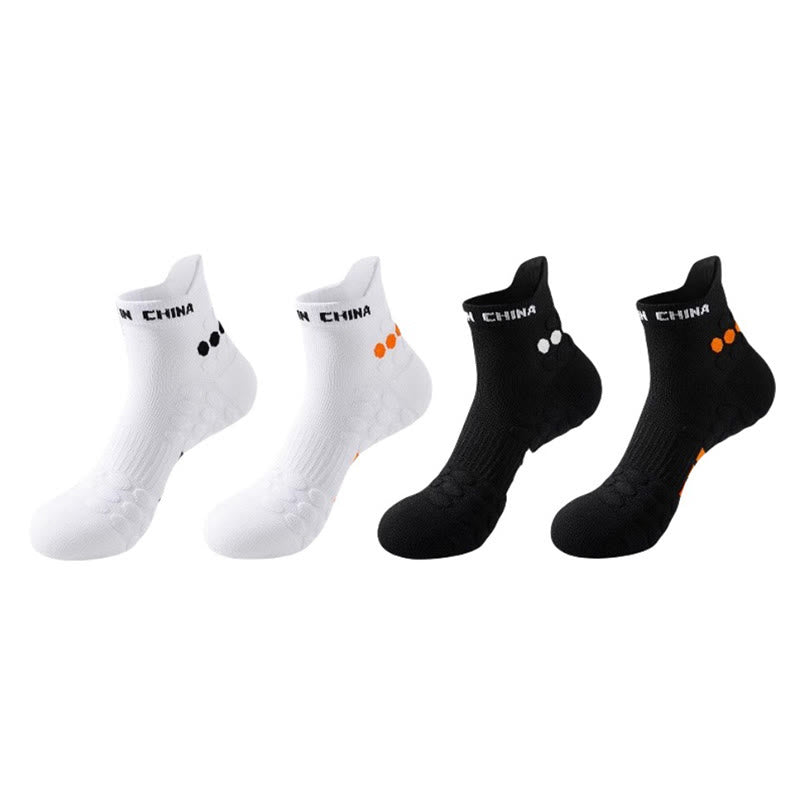 Plus Size Anti Wear Design Ankle Compression Socks(4 Pairs) - Multicolor - EU38-44(US5-10) - image 10
