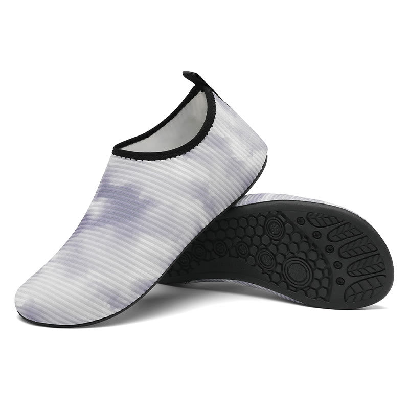 Plus Size Tie Dye Slippers - Grey - EU46-47(US12-12.5) - image 7