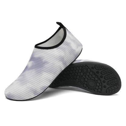 Plus Size Tie Dye Slippers - Grey - EU46-47(US12-12.5) - image 7