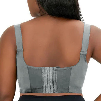 Deep V Grey Full Coverage Bras - image 4