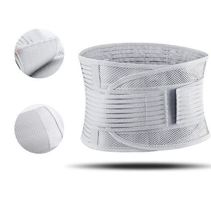 Plus Size Stable Lumbar Support Waist Brace - Grey - 2XL - image 6