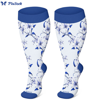 Plus Size Blossom Compression Socks(3 Pairs) - image 6