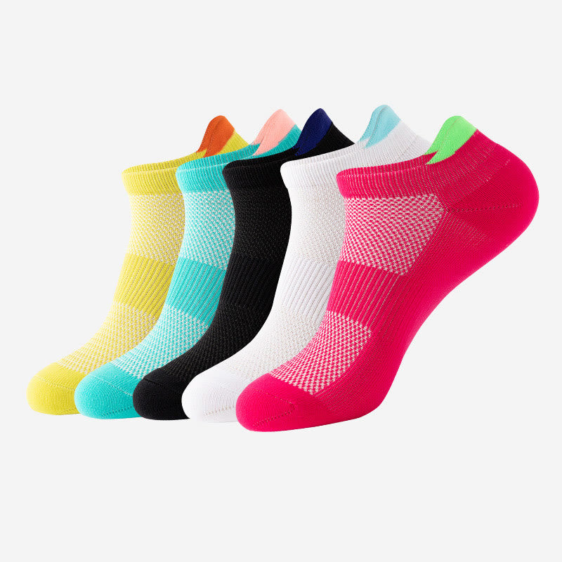 Plus Size Competition Grade Ankle Compression Socks(5 Pairs) - Multicolor - EU41-45(US7.5-11) - image 0