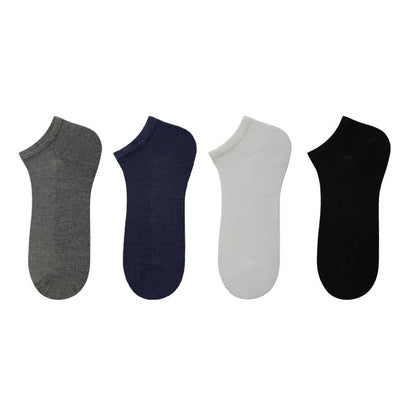 Bamboo Mesh Ankle Socks(4 Pairs) - Multicolor - EU39-44(US6-10) - image 8