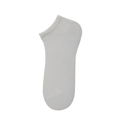 Bamboo Mesh Ankle Socks(4 Pairs) - White - EU39-44(US6-10) - image 9